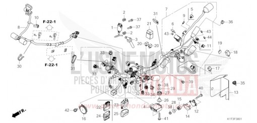 FAISCEAU DES FILS (CRF250LR/LRA,CRF300LR/LRA) CRF300LRAM de 2021